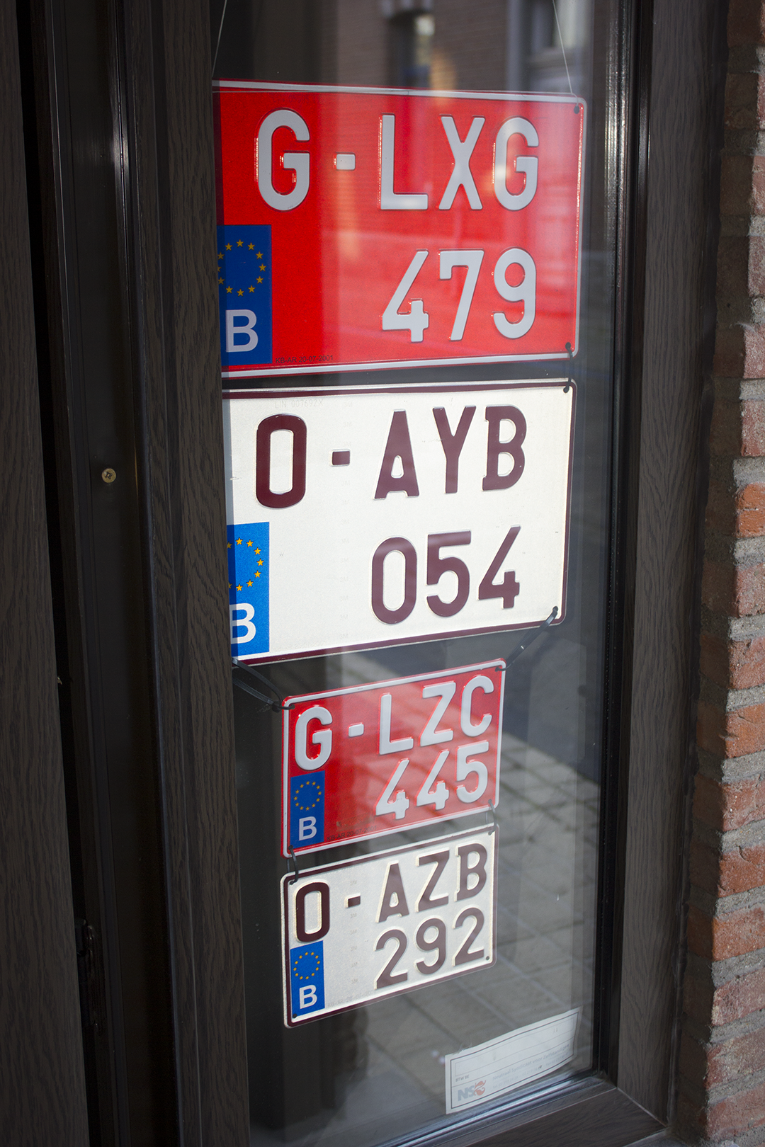 vierkante nummerplaat vierkante nummerplaat